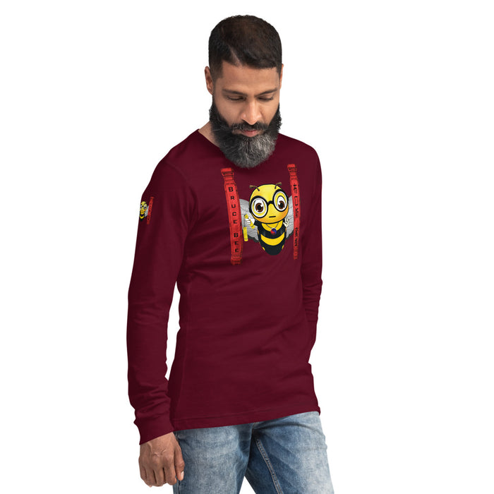 Cute BRUCE BEE Unisex Long Sleeve Tee