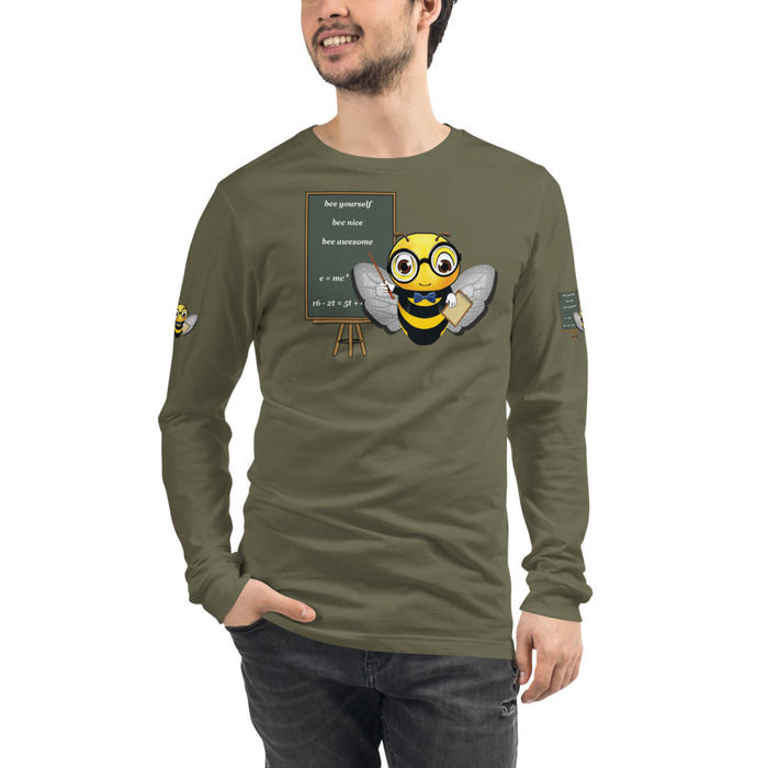 Cute GURU / TEACHER BEE Unisex Long Sleeve Tee