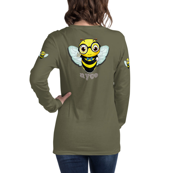 Cute BEE NYCE Unisex Long Sleeve Tee