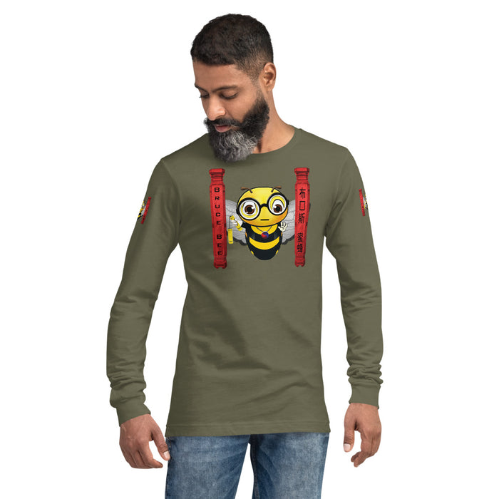 Cute BRUCE BEE Unisex Long Sleeve Tee