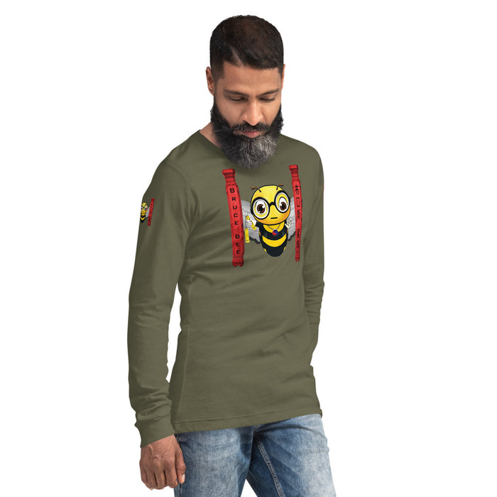 Cute BRUCE BEE Unisex Long Sleeve Tee