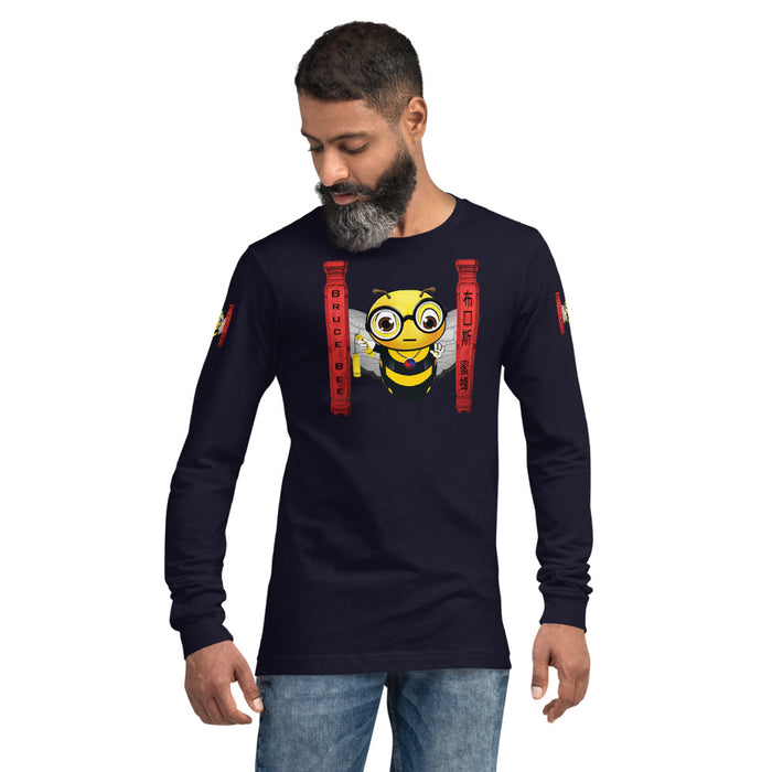 Cute BRUCE BEE Unisex Long Sleeve Tee