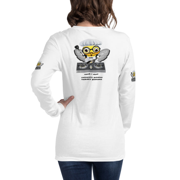 Cute CHEF BEE Unisex Long Sleeve Tee