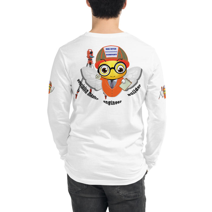 Cute ENGINEER / INGENIERO BEE Unisex Long Sleeve Tee