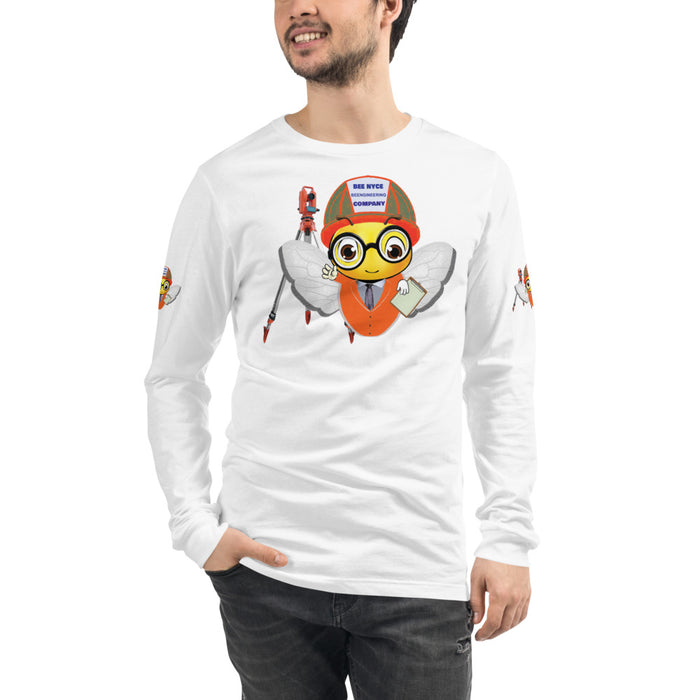 Cute ENGINEER / INGENIERO BEE Unisex Long Sleeve Tee