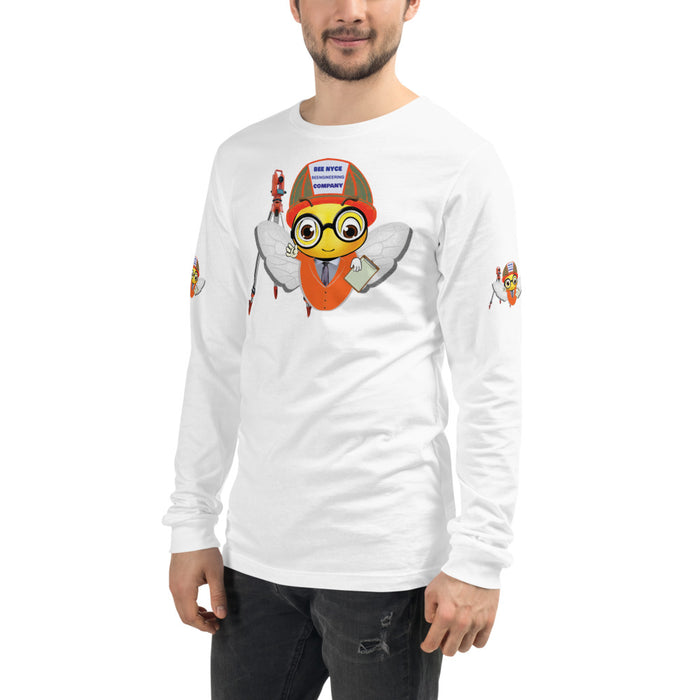 Cute ENGINEER / INGENIERO BEE Unisex Long Sleeve Tee