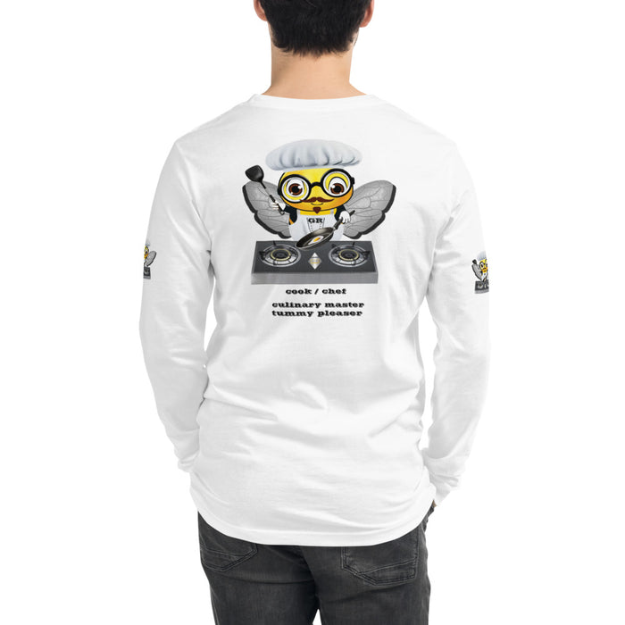 Cute CHEF BEE Unisex Long Sleeve Tee