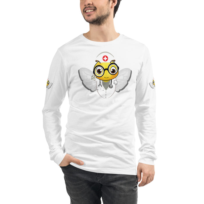 Cute NURSE BEE Unisex Long Sleeve Tee