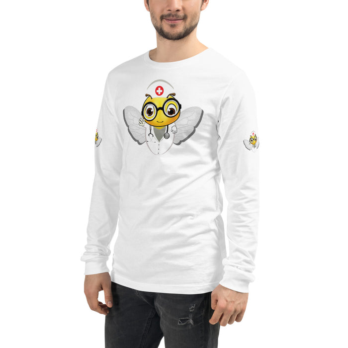 Cute NURSE BEE Unisex Long Sleeve Tee