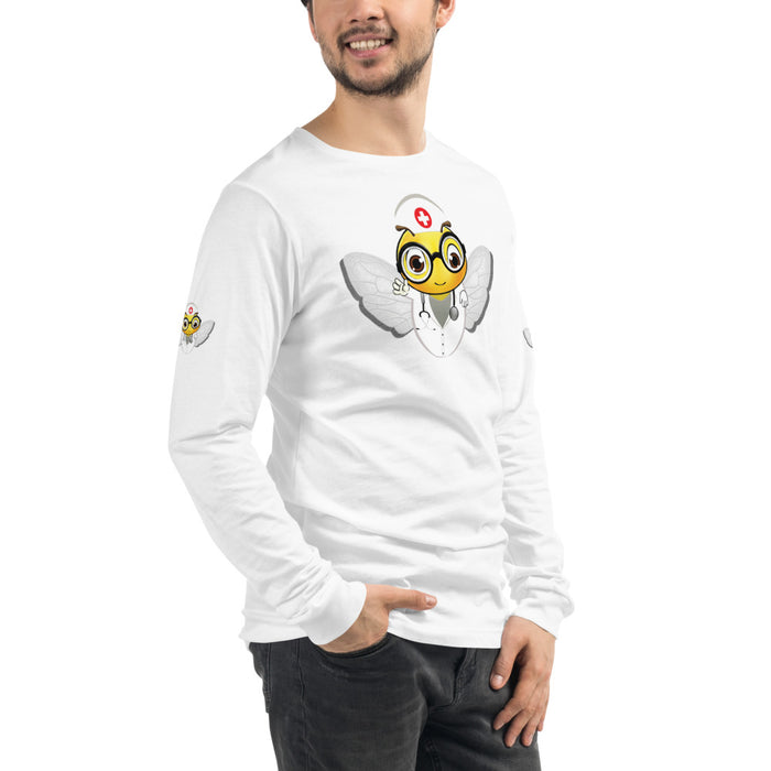 Cute NURSE BEE Unisex Long Sleeve Tee