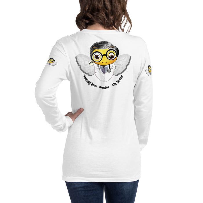 Cute DOCTOR / MEDICO BEE Unisex Long Sleeve Tee