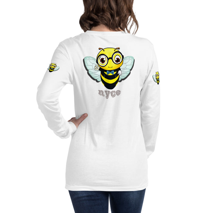 Cute BEE NYCE Unisex Long Sleeve Tee