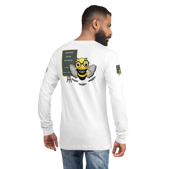 Cute GURU / TEACHER BEE Unisex Long Sleeve Tee