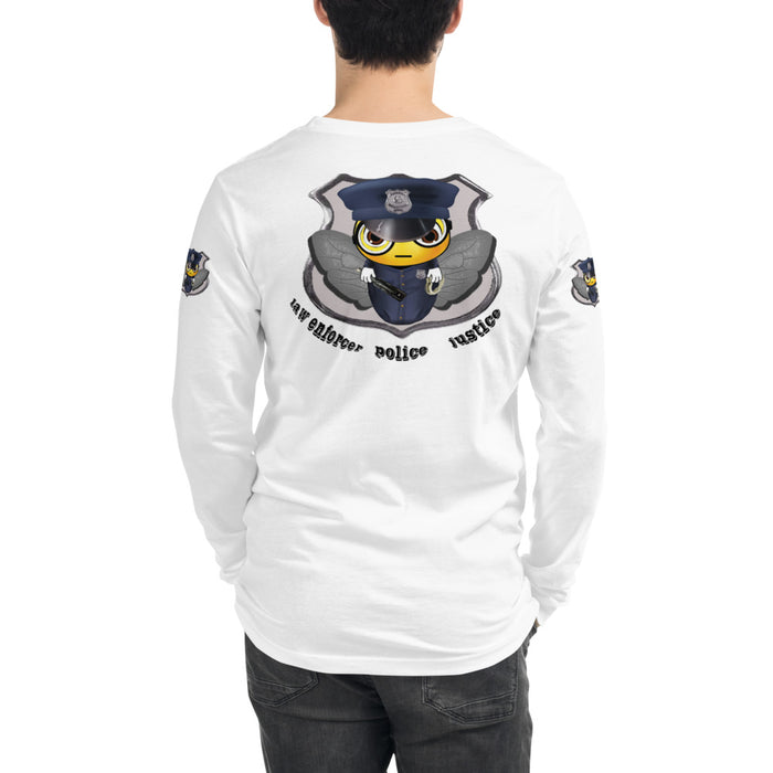 Cute COP / POLICE BEE Unisex Long Sleeve Tee