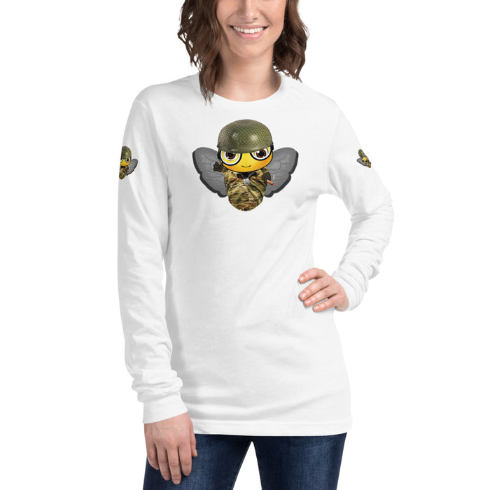 Cute SOLDIER / MILITARY BEE Long Sleeve Tee