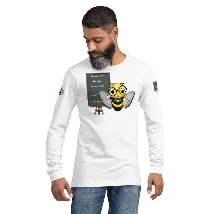 Cute GURU / TEACHER BEE Unisex Long Sleeve Tee