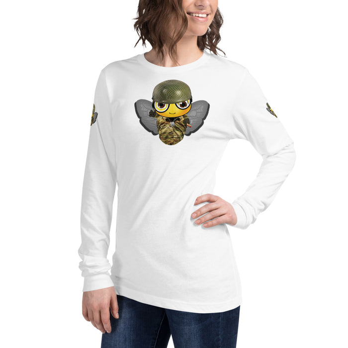 Cute SOLDIER / MILITARY BEE Long Sleeve Tee