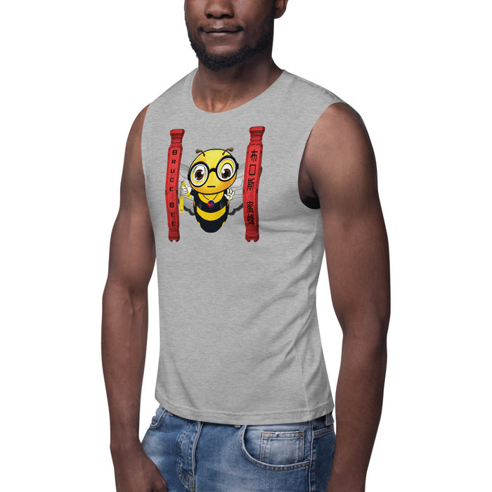 Cute BRUCE BEE Muscle Shirt