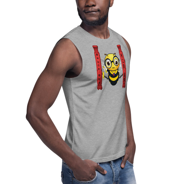 Cute BRUCE BEE Muscle Shirt