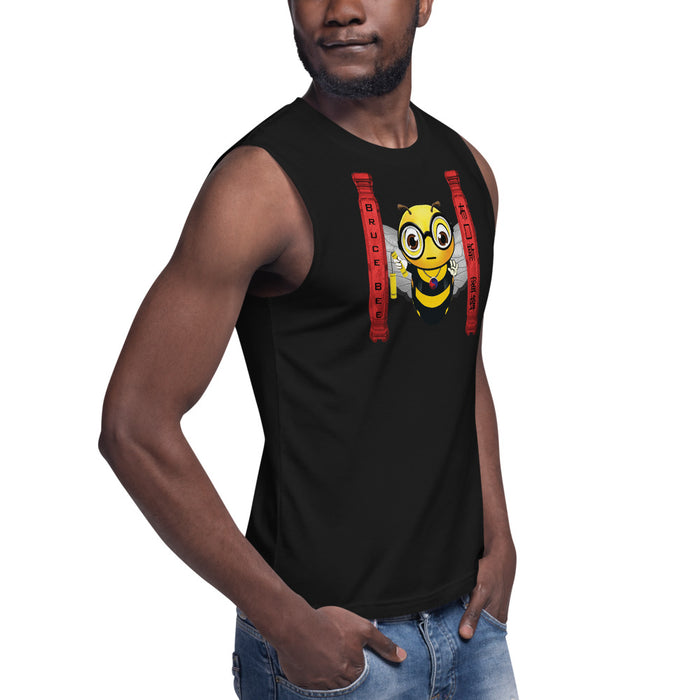 Cute BRUCE BEE Muscle Shirt