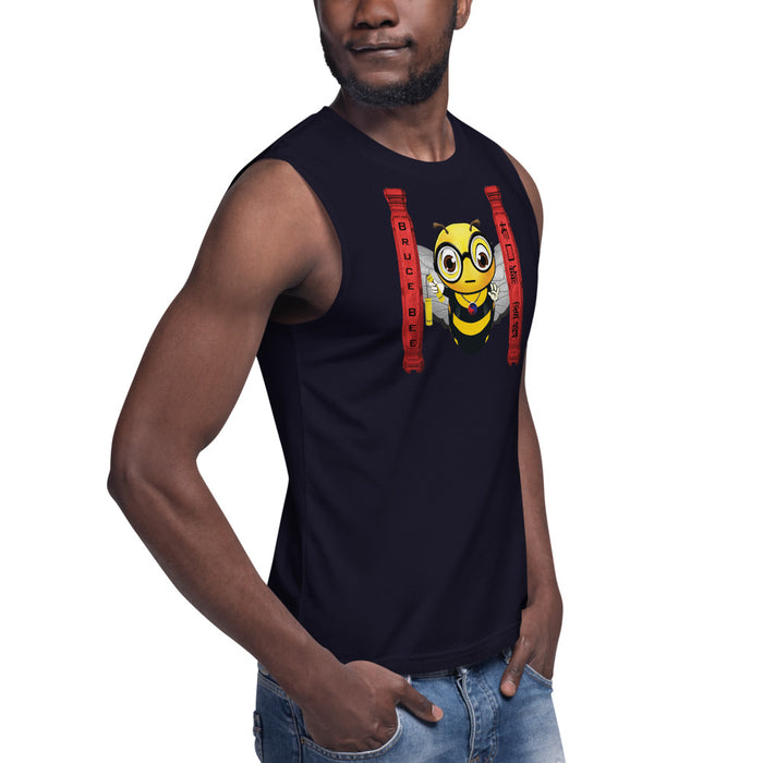 Cute BRUCE BEE Muscle Shirt