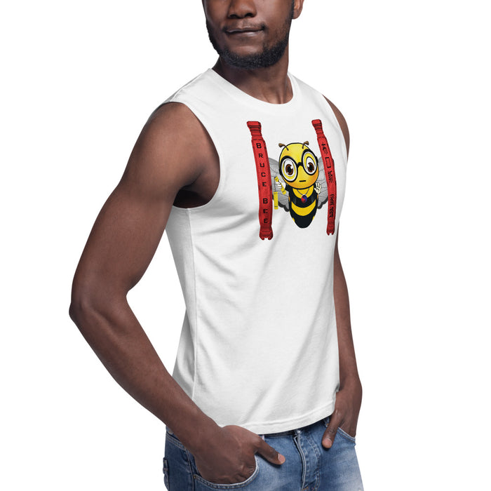 Cute BRUCE BEE Muscle Shirt