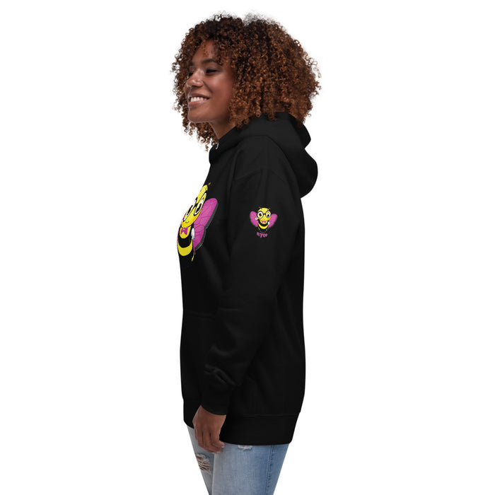 Cute pink BEE NYCE Unisex Hoodie