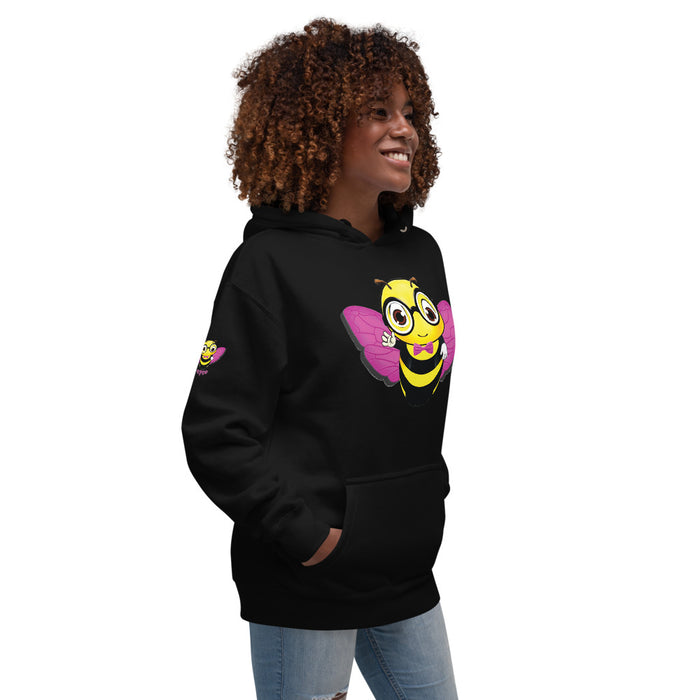 Cute pink BEE NYCE Unisex Hoodie