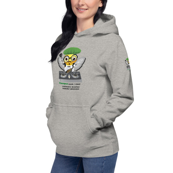 Cute VEGAN BEE CHEF Unisex Hoodie