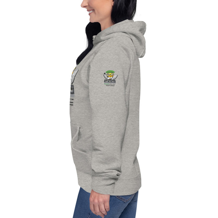 Cute VEGAN BEE CHEF Unisex Hoodie