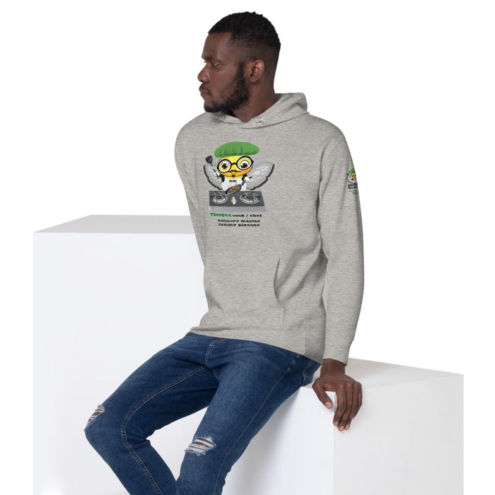 Cute VEGAN BEE CHEF Unisex Hoodie