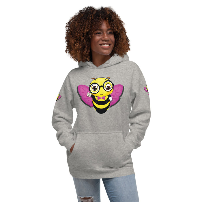 Cute pink BEE NYCE Unisex Hoodie