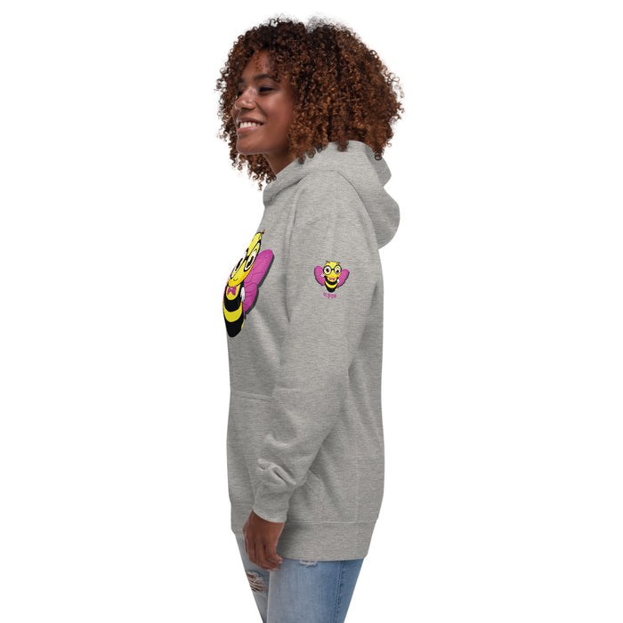 Cute pink BEE NYCE Unisex Hoodie