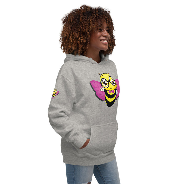 Cute pink BEE NYCE Unisex Hoodie