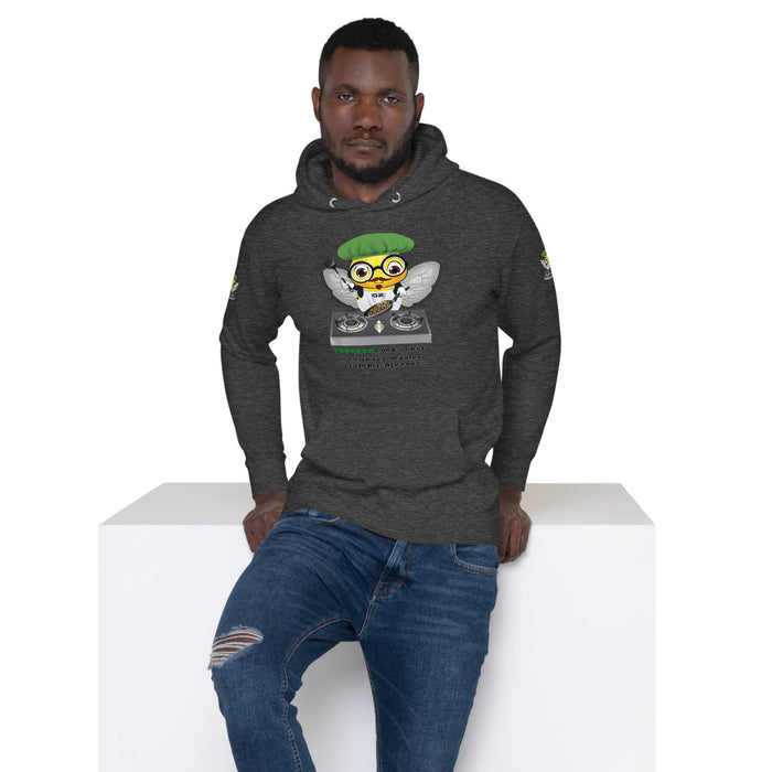 Cute VEGAN BEE CHEF Unisex Hoodie