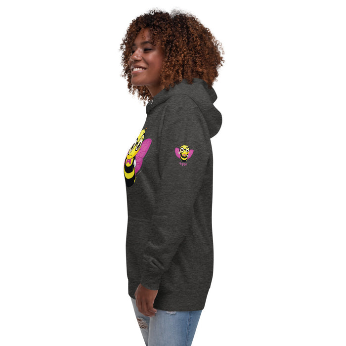 Cute pink BEE NYCE Unisex Hoodie