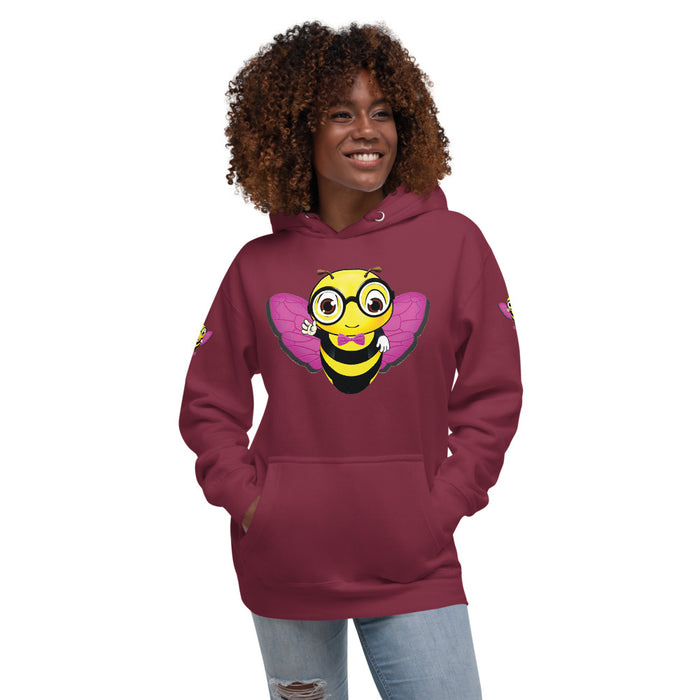 Cute pink BEE NYCE Unisex Hoodie