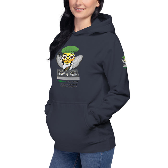 Cute VEGAN BEE CHEF Unisex Hoodie