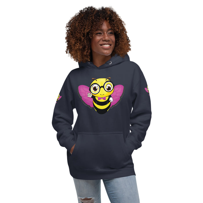 Cute pink BEE NYCE Unisex Hoodie