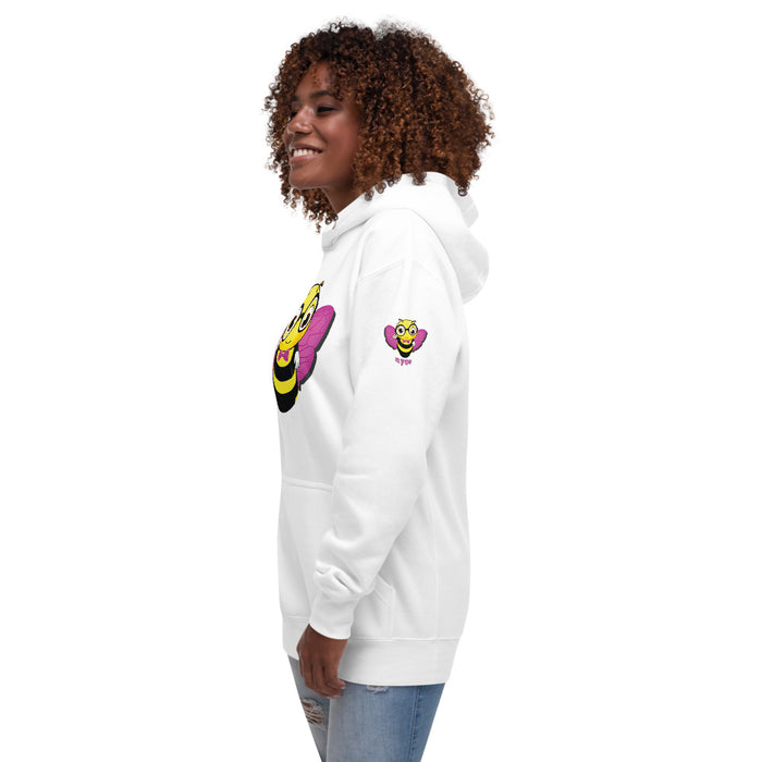 Cute pink BEE NYCE Unisex Hoodie