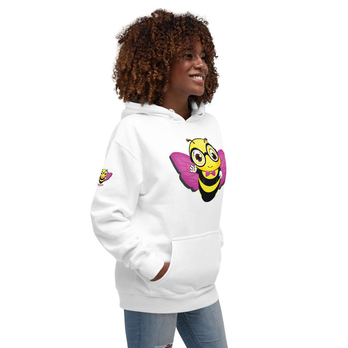 Cute pink BEE NYCE Unisex Hoodie