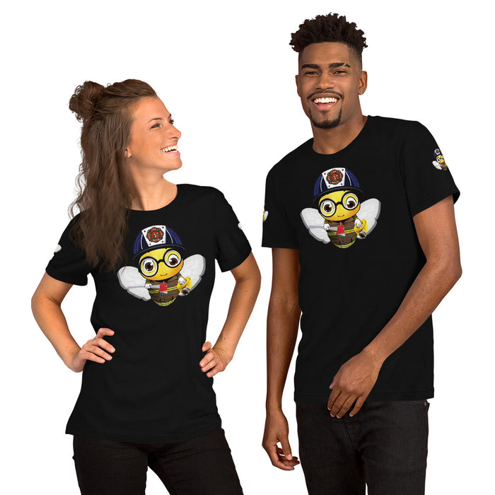 Cute FIREFIGHTER BEE Short-Sleeve Unisex T-Shirt