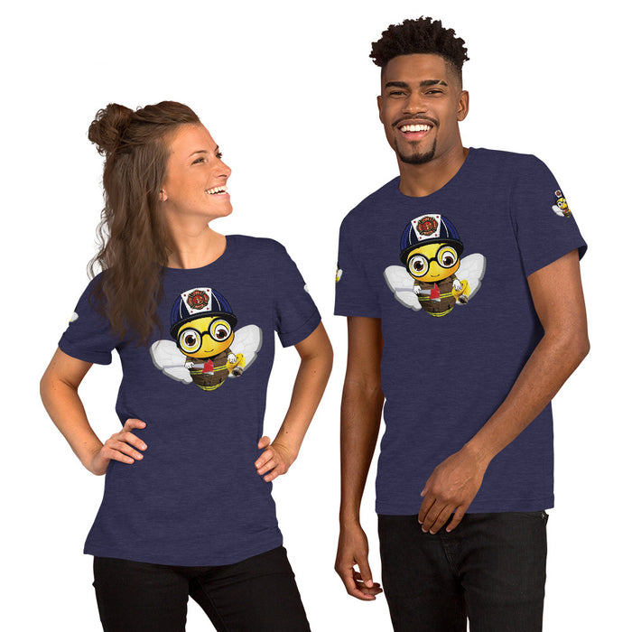 Cute FIREFIGHTER BEE Short-Sleeve Unisex T-Shirt