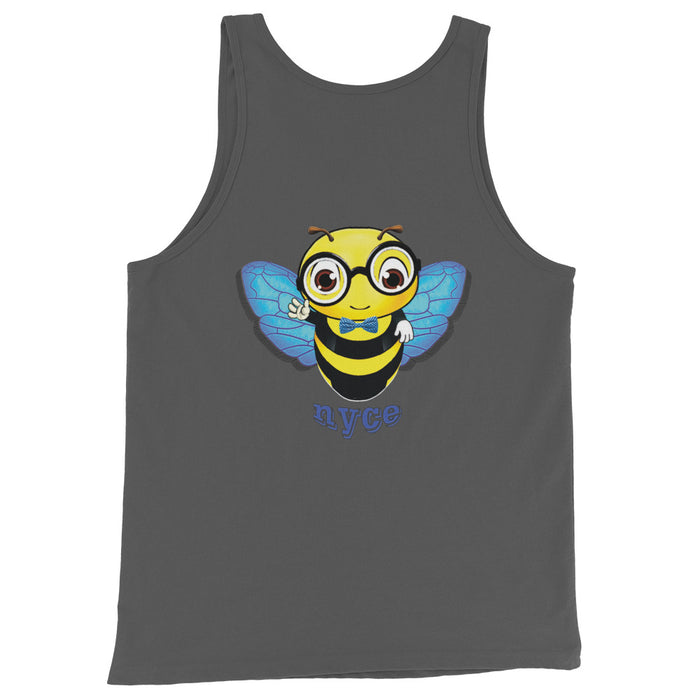 Cute blue BEE NYCE Unisex Tank Top