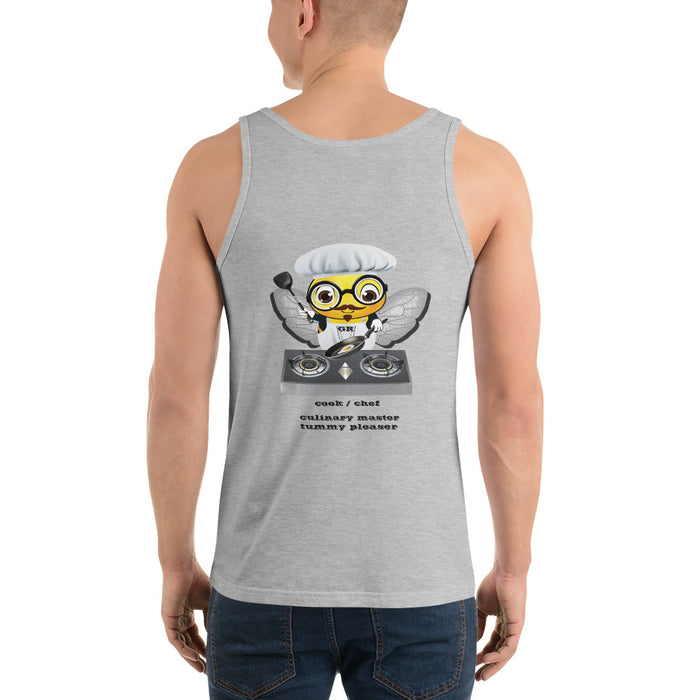 Cute CHEF BEE Unisex Tank Top