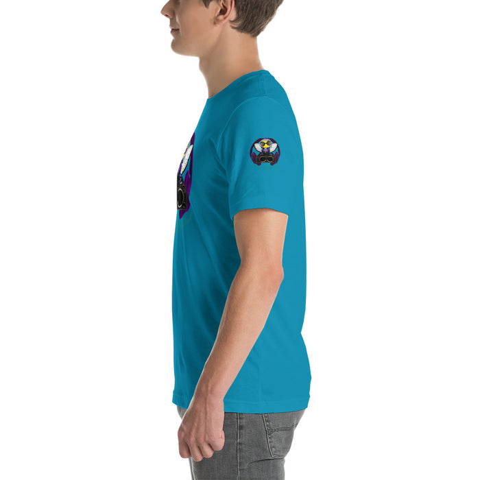 Cool & Cute PURPLE BEE 1 WITH THE BEAT Short-Sleeve Unisex T-Shirt