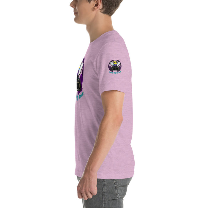 Cool & Cute PURPLE BEE 1 WITH THE BEAT Short-Sleeve Unisex T-Shirt