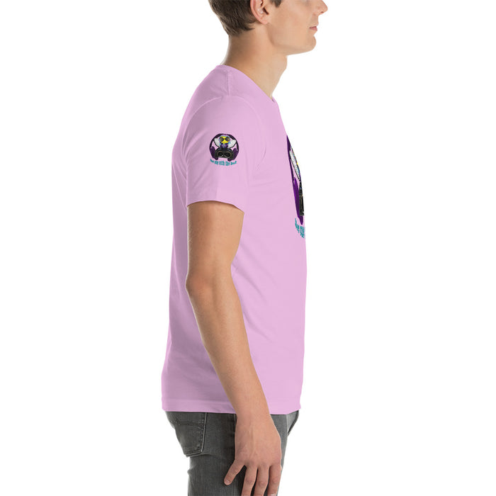 Cool & Cute PURPLE BEE 1 WITH THE BEAT Short-Sleeve Unisex T-Shirt