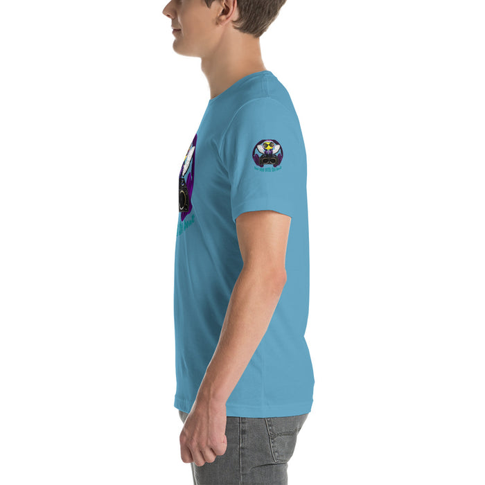 Cool & Cute PURPLE BEE 1 WITH THE BEAT Short-Sleeve Unisex T-Shirt