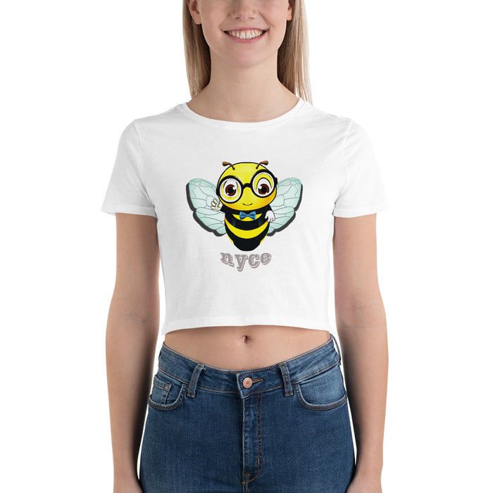 Cute BEE NYCE Women’s Crop Tee